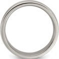 thumbnail image 2 of Titanium Edward Mirell Brushed & Polished Tri Dome Milgrain 6mm Band (Size 10) Made In United States emr155-6mm-10, 2 of 5