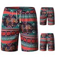 thumbnail image 2 of CEHVOM Shorts de Plage d'Été en Coton et Lin pour Hommes, 2 of 7
