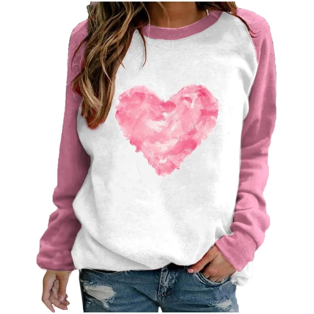 Birdeem T-Shirt Imprimé Mode Femme Manches Longues Blouse Col Rond Hauts Décontractés Chandails en Molleton Chandails à Capuchon