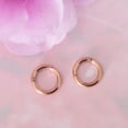 thumbnail image 3 of 2Pcs 6mm - 10mm Mujeres Hombres de con bisagras Septum Hoop Ear Lip Nose Stud Rose Gold Yuyangstore Pendientes de aro, 3 of 8