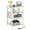 White, variant on SoildPal Nightstand with Charging Station, End Table with Drawer and USB Ports & Outlets, 3-Tier Small Side Table with Storage Shelf for Bedroom Living Room