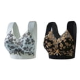 thumbnail image 6 of Paiwinds 2-Pack Bralette for Women Lace Hollow Out Wrap Style Bandeau with Strap Alluring Fashion Daily Layering, 6 of 6