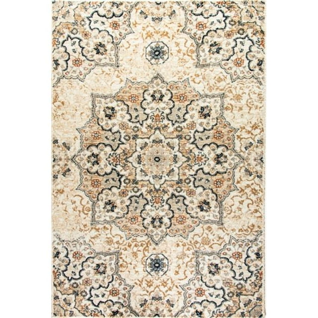 Dynamic Rugs EV7104772100 Evolution Rugs, Beige - 6.7 x 9.6 in.