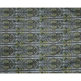 thumbnail image 4 of oneOone Polyester Lycra Fabric Stripe|Leaves & Floral Block Printed Craft Fabric BTY 56 Inch Wide, 4 of 4