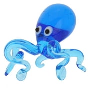 GlassOfVenice Murano Glass Octopus - Blue