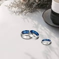 thumbnail image 3 of GHSDFBB Titanium Rings 4MM 6MM 8MM 10MM Wedding Band in Comfort Fit Matte for Men Women, 3 of 6