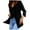 Black, variant on Lovskoo Womens Casual Blazers Open Front Crop Blazer Jacket Turn Down Collar Long Sleeve Lightweight Work Office Coat Cardigan Black