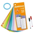thumbnail image 1 of Kids Math Learning Cards, Addition Subtraction Multiplication Division, Thickened Cardboard, Reusable, Pocket-Sized, 1 of 6