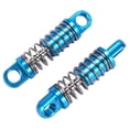 thumbnail image 2 of 4 Piezas 1/28 Amortiguadores de Aluminio RC para RC Coche K969 K989 K999 P929 4WD Piezas de Actualización de Coche de Deriva de Curso Corto-Azul, 2 of 8