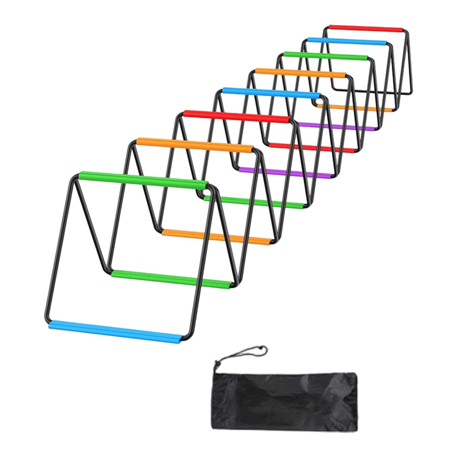 QccHieUs Agility Ladder Agility Training Equipment Folding Easy Setup Adjustable Football 16 Grids