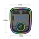 thumbnail image 3 of Transmisor FM Bluetooth, adaptador de radio inalámbrico, kit de coche con carga USB, cargador de coche, reproductor MP3, aotu bluetooth, 3 of 8