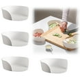 thumbnail image 5 of 1PCS Food Prep Bowls for Cutting Board - Slide-Under Chopping Board Trays with Spill-Proof Design - 2025 Convenient Kitchen Organization Set for Vegetables, Herbs & Ingredients (White PP Material), 5 of 9