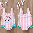 thumbnail image 2 of Toddler Baby Girl One Piece Swimsuit Ruffled Sleeveless Swimwear Floral Bathing Suit Bikini Beachwear Sunsuit, 2 of 7