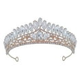 thumbnail image 6 of AURARMLET Bridal Wedding Headband for Bride, Lightweight Golden Metal with Unique Elegant Design, 6 of 8