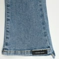 thumbnail image 5 of KIDSCOOL SPACE Big Girls Jeans,Ripped Holes Stretchy Bell-bottom Slim Boot Cut Denim Pants,Blue,7-8 Years, 5 of 5