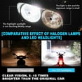 thumbnail image 3 of Suitable for Led Headlight Bulbs for Yamaha Kodiak 400 4x4 93-95 Atv, 3 of 10