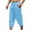 Sky Blue, variant on Honeeladyy Mens Linen Cotton Loose Fit Pants Casual Lightweight Elastic Waist Summer Beach Pants Valentines Day Gift for Husband Green L