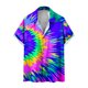 thumbnail image 1 of Camisas de Manga Larga para Hombres Blusa Cómoda de Cuello de Impresión, Camisa Casual de Poliéster para Uso Diario, de Fiesta Y de Primavera de Verano, 1 of 5
