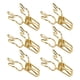 thumbnail image 1 of Clips para carpetas de papel, 100 unidades, clips para carpetas, lindas abrazaderas de papel, clips para carpetas de oficina, rendimiento de primer nivel Jadeshay  A, 1 of 8