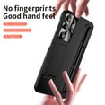 thumbnail image 4 of SaniMore Case for Samsung Galaxy S22 Ultra 6.8" 2022 with Hidden Kickstand & S Pen Slot & Stylus, Anti-scrctch Drop-proof Tough PC Backplane Anti-shock Slim Shell for Galaxy S22 Ultra, Black, 4 of 7