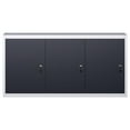 thumbnail image 4 of vidaXL Wall Mounted Tool Cabinet Tool Organizer with Shelves Tool Storage, 4 of 13