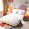 thumbnail image 3 of Erosebridal Minimalist Stripe 7 Pieces Full Size Bedding Sets,Modern Striped Full Size Bed in a Bag,Polkadot Reversible, 3 of 7