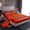 Orange Navy, variant on Homewish Cartoon Sports Helmet Twin Sheet Sets for Kids, Football Soccer Athlete Twin Fitted Sheet, Cyan Orange Ball Sport Flat Sheet, Luxury Bedroom Decor, 3pcs