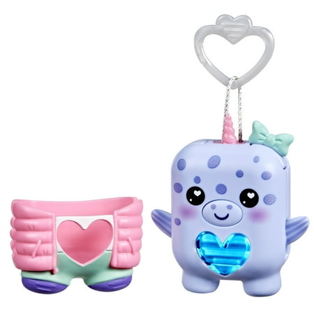 Hasbro Nano-mals Blubby the Narwhal, Electronic Pet Narwhal Toys, Fidget Toys for Girls & Boys, Ages 5 and up