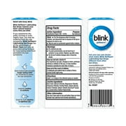 2 Pack - Blink Gel Tears Lubricating Eye Drops Moderate-Severe Dry Eye 10 ML Each