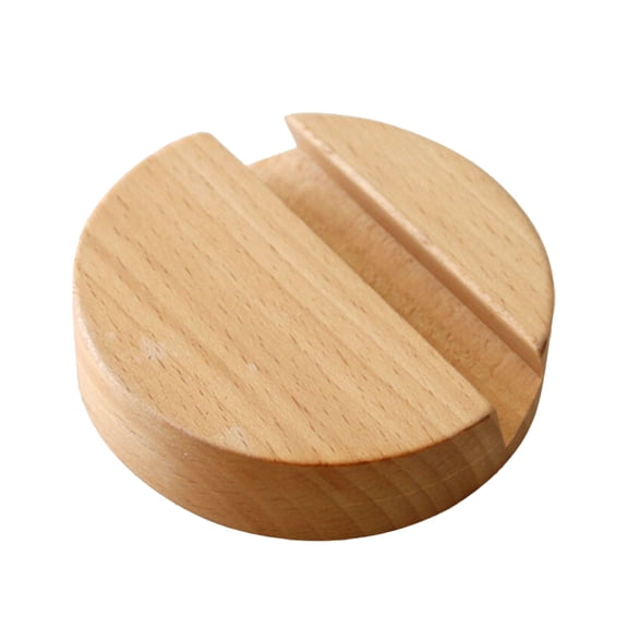 WRITWAA Portable Cell Phone Stand Beige 1Pack 3.1x3.1x0.8in