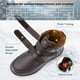 thumbnail image 4 of FitVille Botas de invierno anchas para hombre, botas de nieve gruesas y cálidas, botas ligeras antideslizantes impermeables con forro de piel y gancho, 4 of 5
