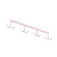 thumbnail image 1 of Panxico Rack Kitchen Essentials Kitchen Cup Holder Rack Self Adhesive Under Shelf Board Hook Cupboard Hanger Organizer Pink, 1 of 6