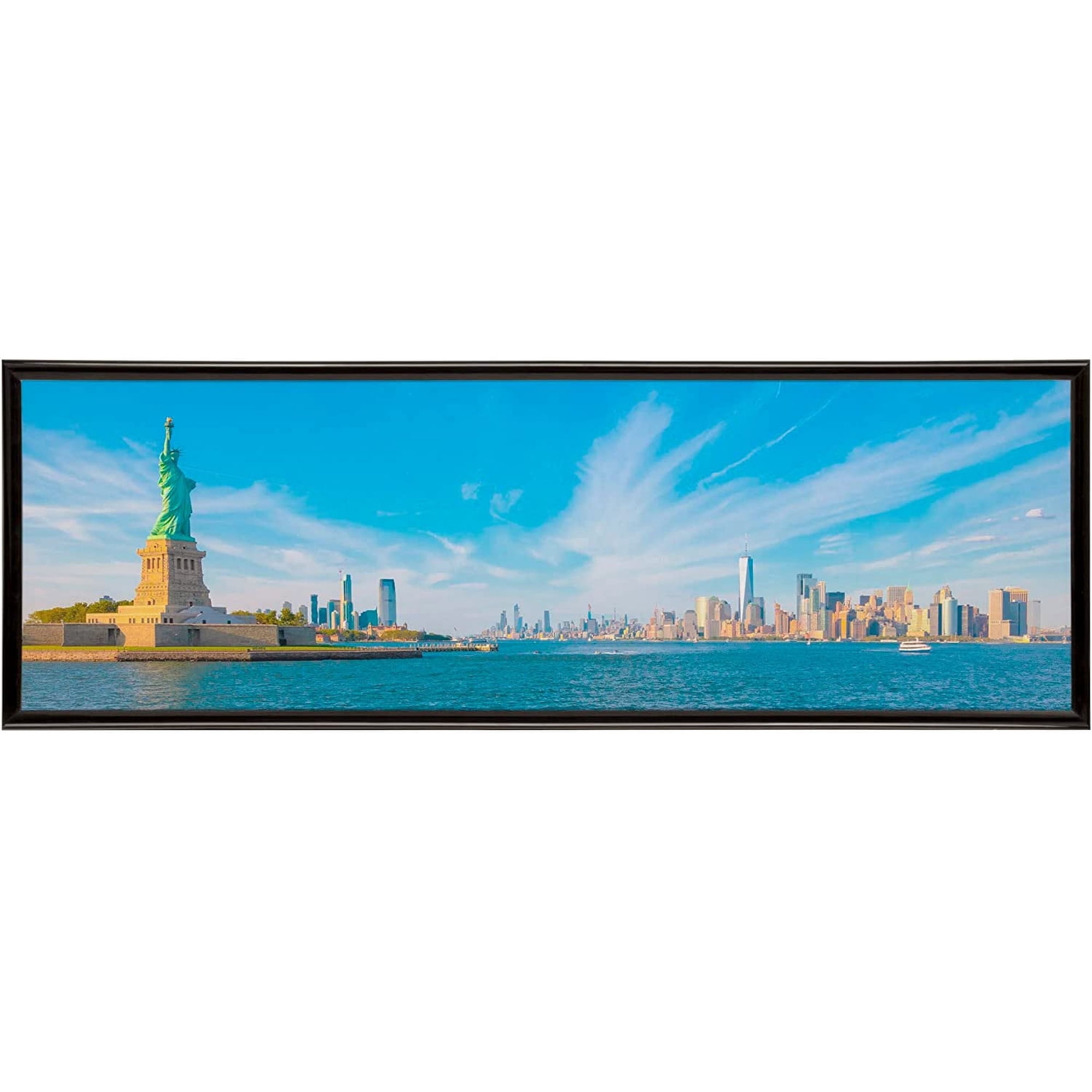 Neil Enterprises Inc. 24 x 8 Slim Black Panoramic Picture Frame