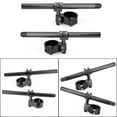 thumbnail image 2 of Black Universal Adjustable Rotatable CNC Billet Clip Ons Fork Tube Handlebar Kit 51mm, 2 of 11