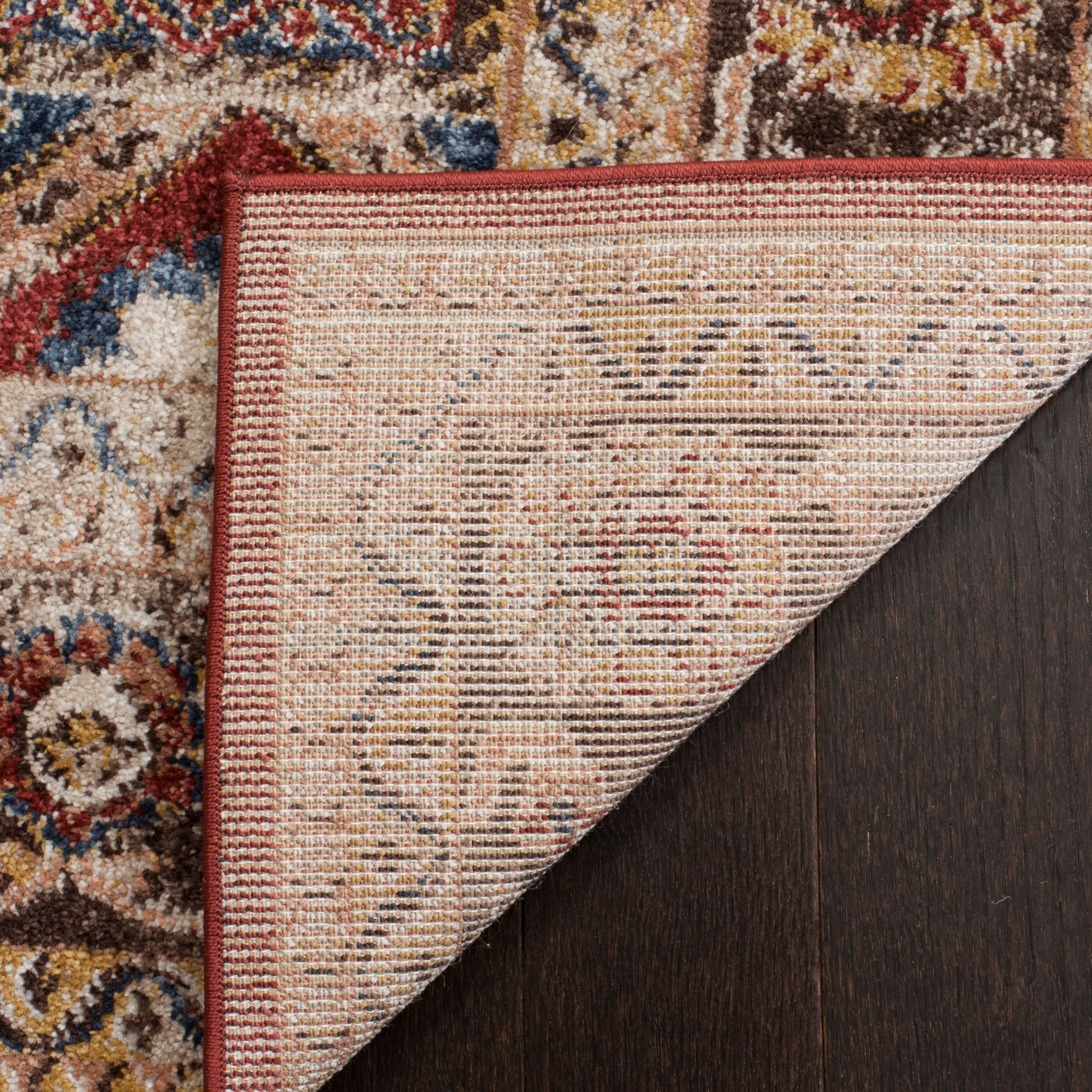 SAFAVIEH Bijar Kagan Traditional Runner Rug, Royal/Brown, 2'3" x 12'