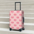thumbnail image 6 of Haiem pink crustaceans Pattern Luggage Cover Printed Suitcase Covers for Luggage Elastic Washable Suitcase Protector Fits 18-32 Inch Luggage-Small, 6 of 7
