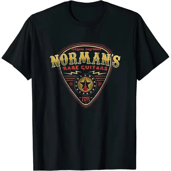 Norman S Rare Guitars Classic Tee T-Shirt Size M-4XL Made In USA