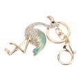 thumbnail image 1 of Kozecal Flamingo Key Chain, Zinc Alloy Material Cute Keychain For Handbag Decor For Car Pendant, 1 of 1