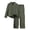 Green, variant on Girls Autumn Outfits Back Pleated Long Sleeve Shirt Tops With Wide Leg Pants Toddler Kids Two Piece Set For Casual Wear Girls Casual Outfit Sets
