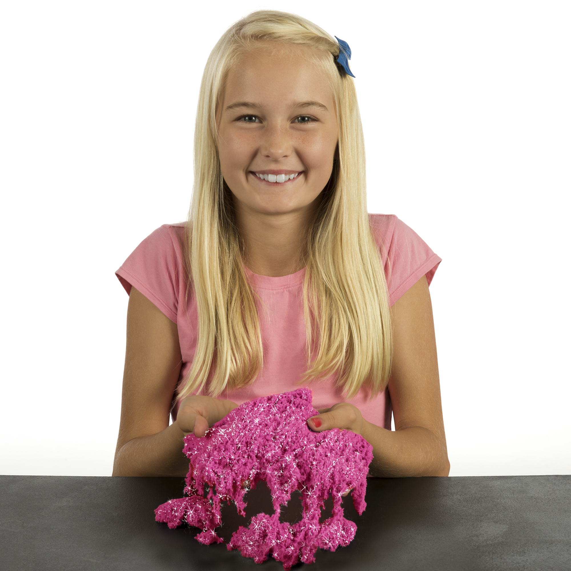 National Geographic Play Sand - 2 lbs of Sand with Castle Molds (Sparkling Pink) - A Fun Sensory Sand Activity - image 5 of 7