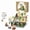 8506 Dream Camping Tent [579 Pieces Boxed] Light-Up Version, variant on Micro Blocks Building Set - Miniature Greenhouse Flower Shop with Bicycle, 370+ Pieces Tiny Plants & Gardening Model Kit, DIY Construction Toys for Adults Kids, Home Desk Decoration