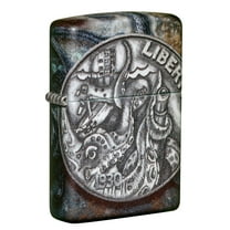 Zippo Pirate Coin 540 Color Pocket Lighter