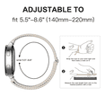 thumbnail image 3 of 3 Correa 18mm Para Huawei Watch Gt6 Gt5 Gt4 Pro 42mm 41mm Gt Xtellar multicolor, 3 of 3