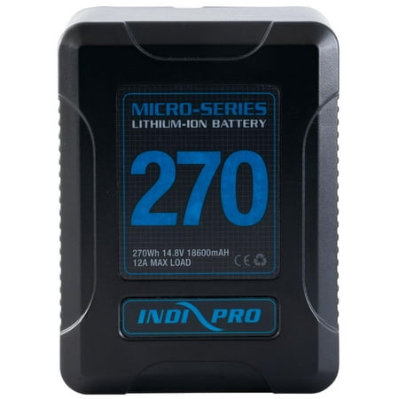UPC: 0651748820575 | IndiPRO Micro-Series 270Wh V-Mount Li-Ion Battery