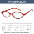 thumbnail image 2 of Classic Portable Blue Ray Blocking Optical Spectacle Eyeglass Men Women Ultralight Computer Goggles Frame Eyewear Anti-Blue Light Glasses Round Eyeglasses BROWN FLAT LIGHT, 2 of 8