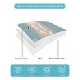 thumbnail image 5 of Quilts Twin Size Bedding Set, Coastal Jellyfish Lightweight Quilted Comforter, Summer Coral Ocean Vintage Wood Soft Reversible Bedspread Coverlet with Pillow Covers for All Season, 68" x 86", 5 of 7