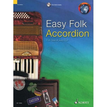 Easy Folk Accordion: 29 Traditional Pieces (Schott World Music) (Paperback)