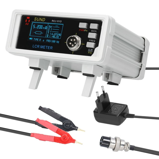 Affichage RCL101D OLED Compteur de Bureau Haute Résistance Capacité Inductance ESR Mesure Étalonnage à une Touche Gammes Automatiques Bras de Gain Automatique Architecture Processeur