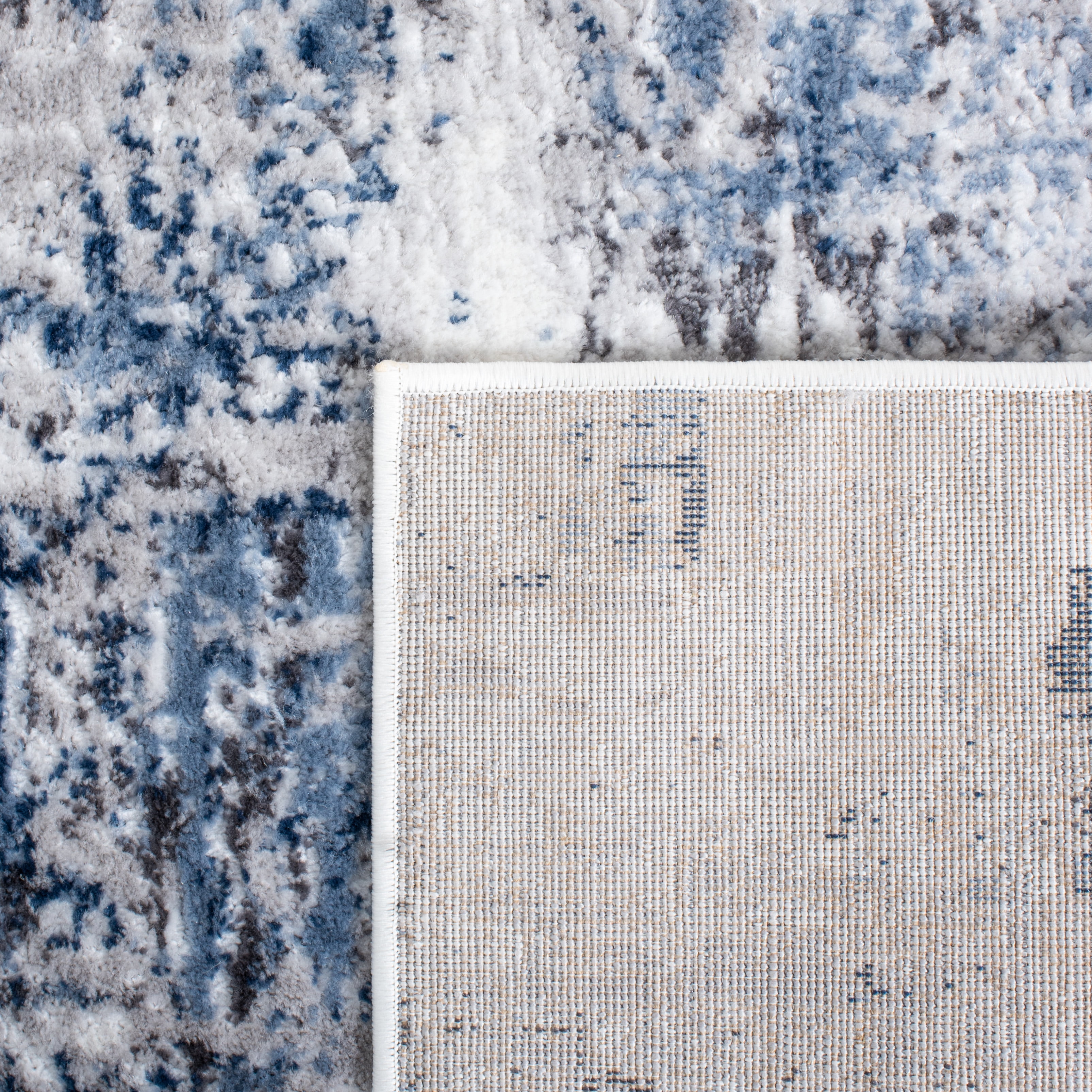 SAFAVIEH Amelia Boyce Abstract Area Rug, Gray/Light Blue, 6' x 9'