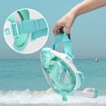 thumbnail image 2 of Diving Mask Snorkeling Set, Swimming Goggles with Silicone Face Mask, Snorkel Gear for Adults and Kids, Comfortable Water Sports Mask for Swimming and Diving, 2 of 7
